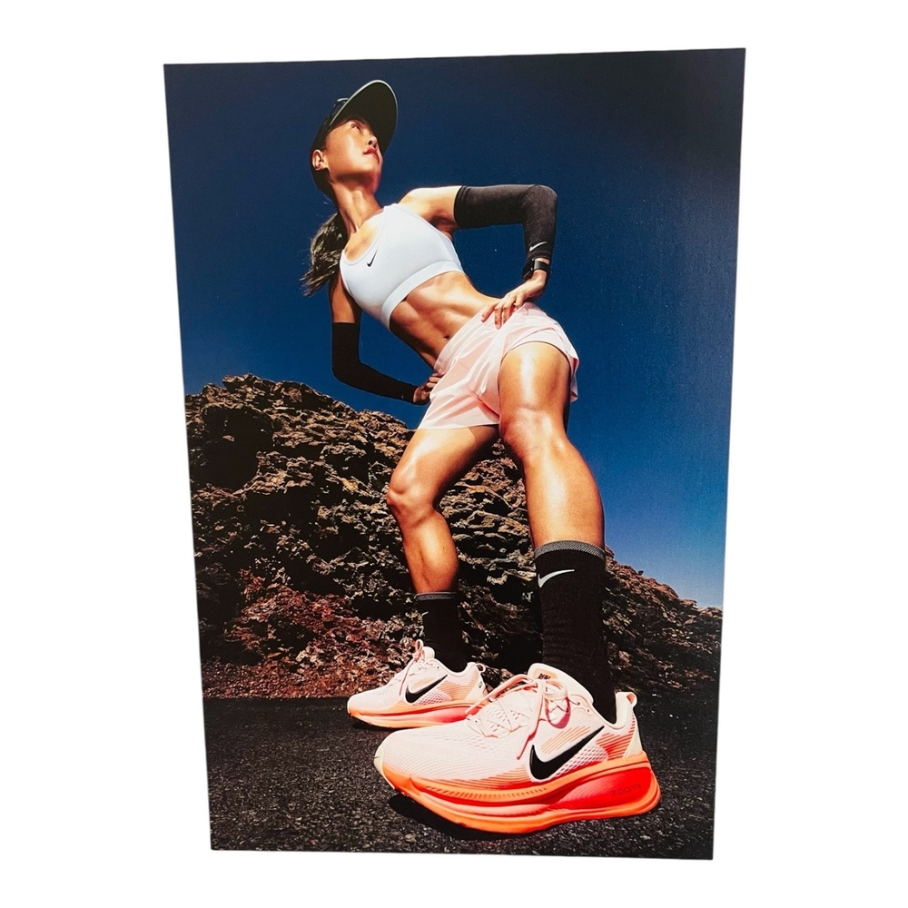 Nike Multicolored Promo Poster 18.5"x12.5" Athletic Stretch Ad Fitness Gym Sign